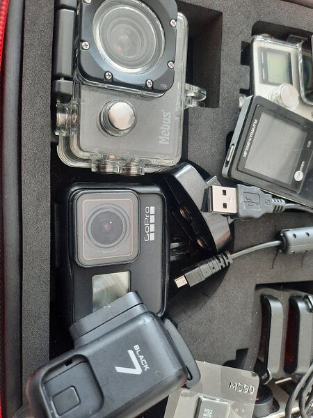 Go pro 7 carcasa pt suport filmat si acesorizat